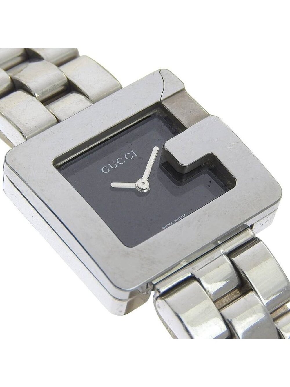 Gucci Stainless Steel Quartz Analog Display Black Dial Watch - Picture 3 of 8